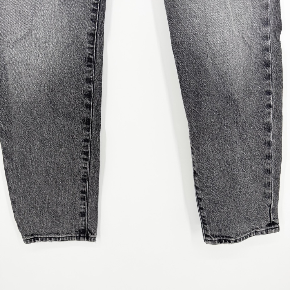 Good American Good Girlfriend High Waist Straight Leg Jeans In Black217 Sz 10/30 - Picture 7 of 12
